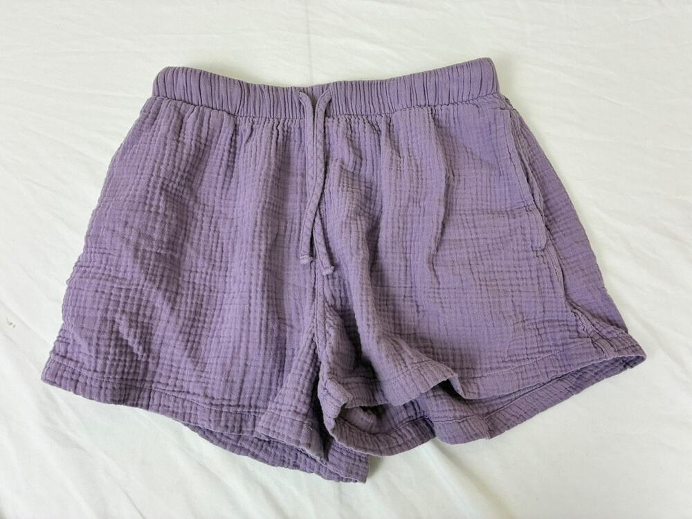 Colsie Purple Pj Shorts 100% Cotton Bottoms Loungewear Women’s XS